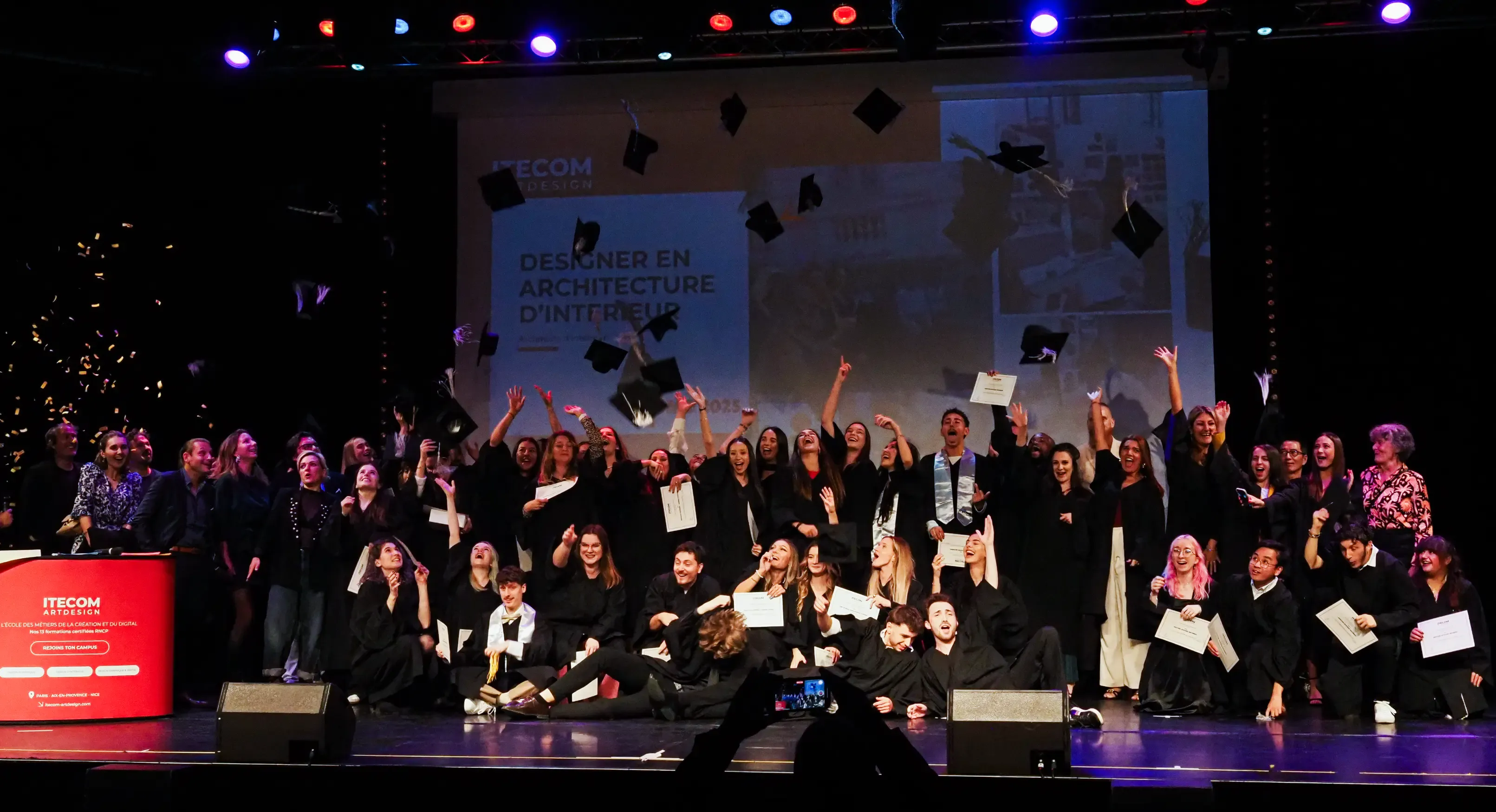 Remise des diplomes itecom artdesign