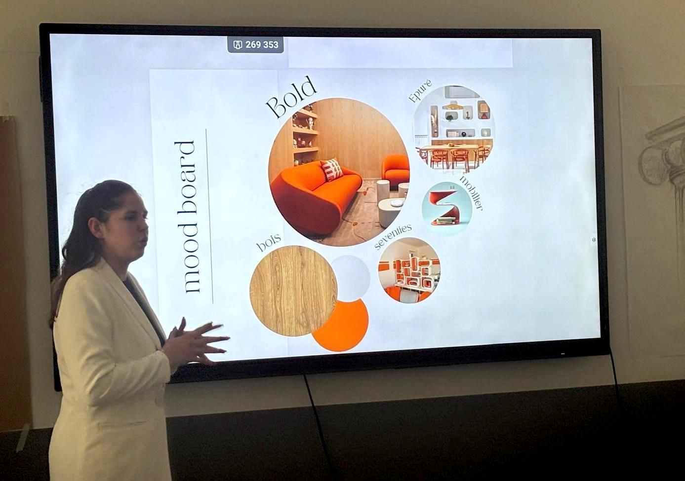 Présentation oral des projets pour la collaboration Crous Nice et Itecom Art Design