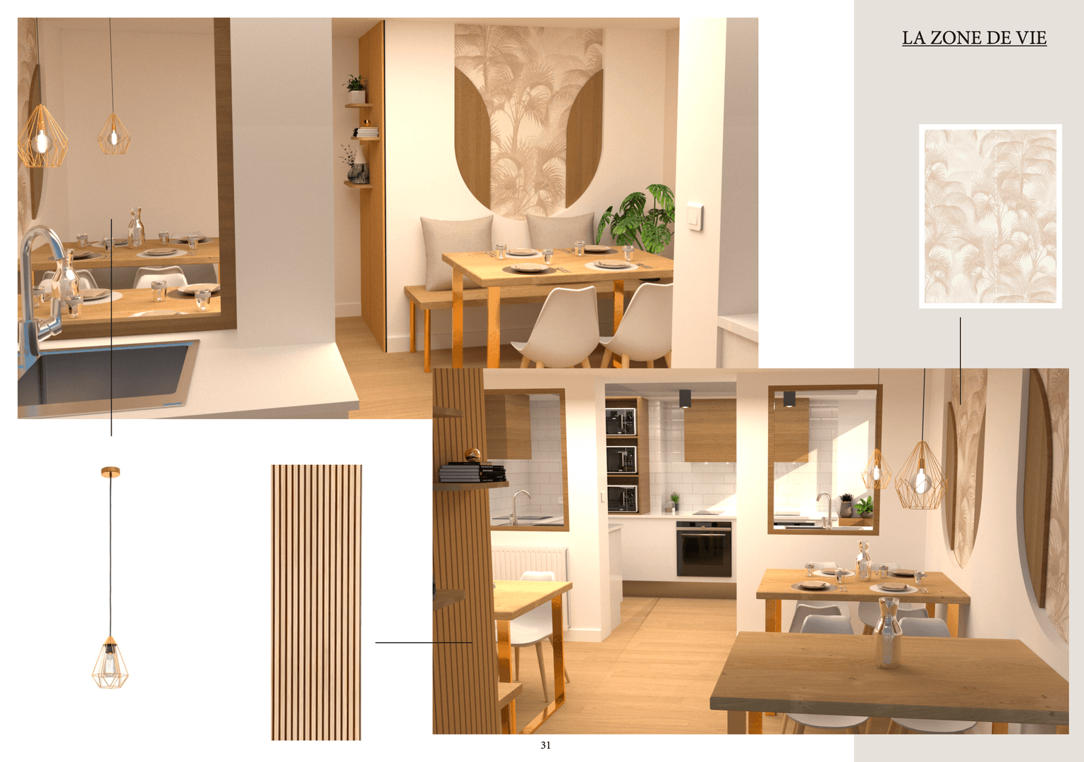 Exemple de proposition de plan 3 de la formation Architectrure d'intérieur