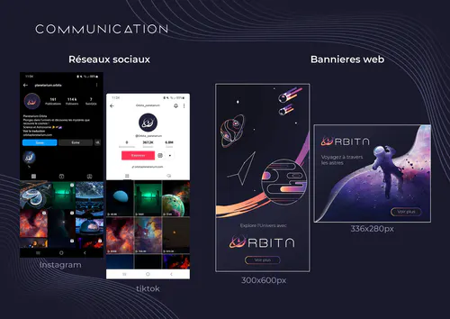 rojet étudiant en UI/UX Webdesign à ITECOM – interfaces et design system