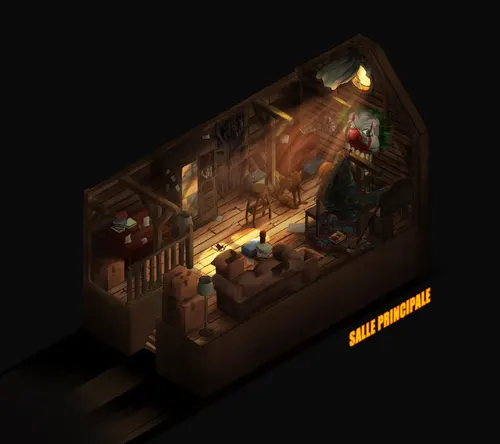 creation d'un level design de nos étudiants en Formation Jeux video 3D