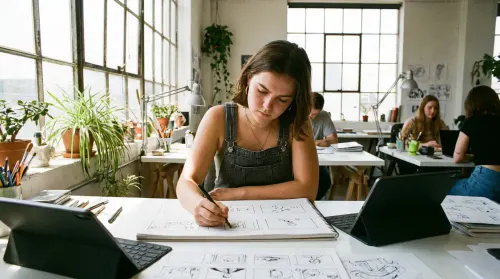 Journée type d’un étudiant en motion design | ITECOM